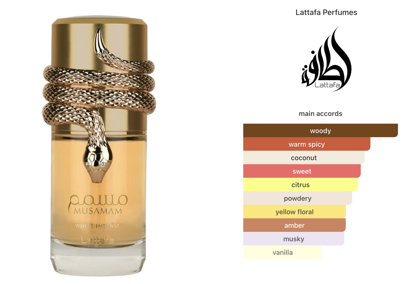 Lattafa Musamam White Intense 100ml